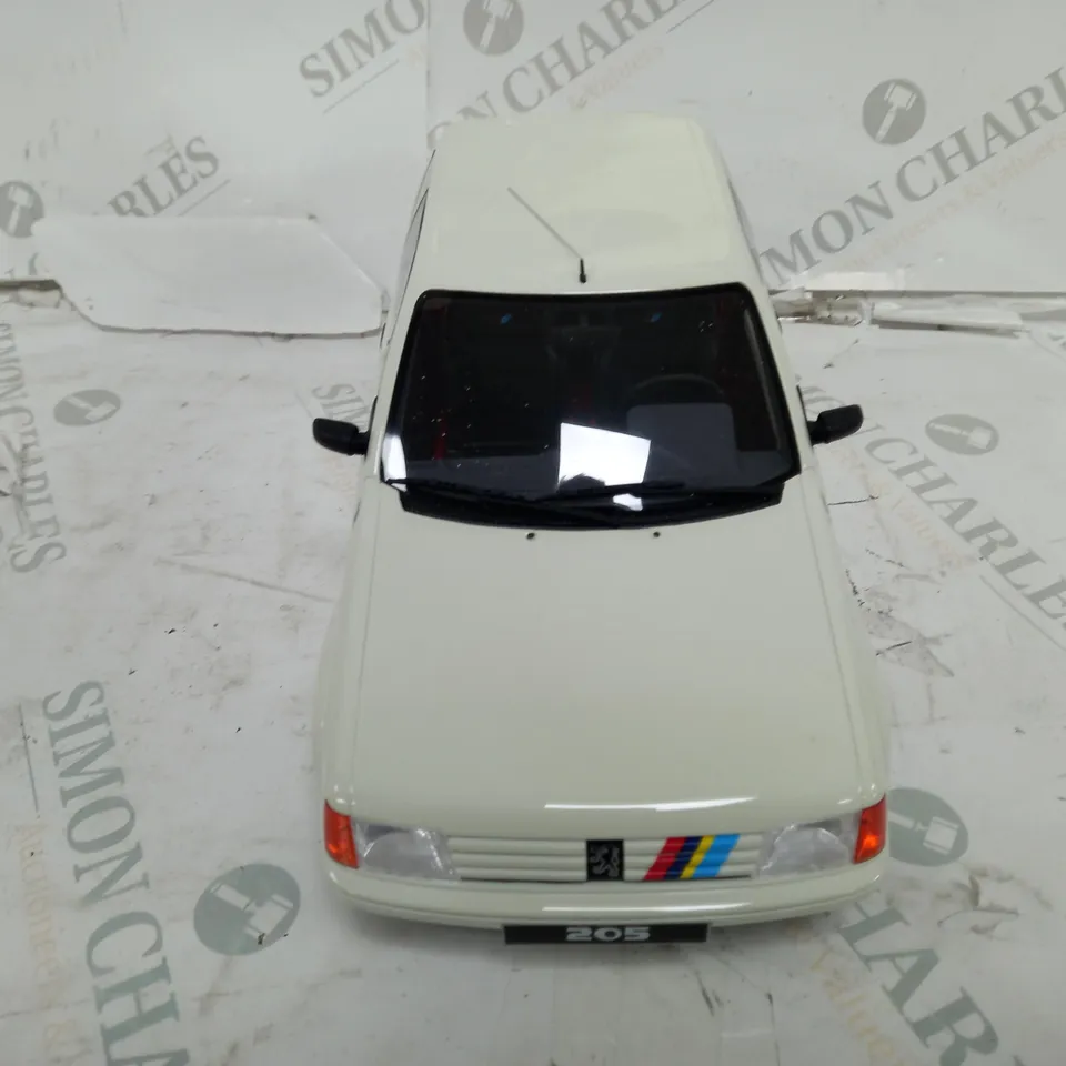 OTTO MODELS PEUGEOT 205 RALLYE WHITE 1/12 MODEL