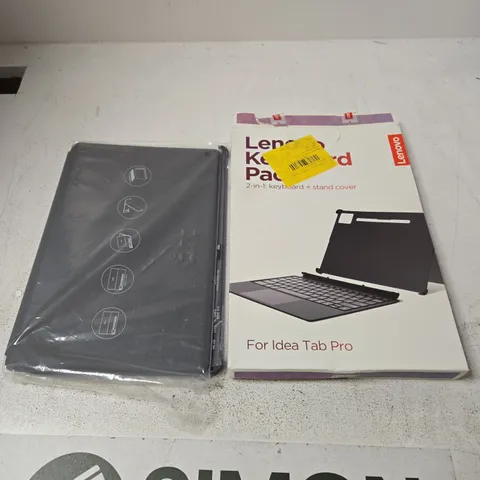 LENOVO KEYBOARD PACK FOR IDEA TAB PRO – 2-IN-1 KEYBOARD & STAND COVER