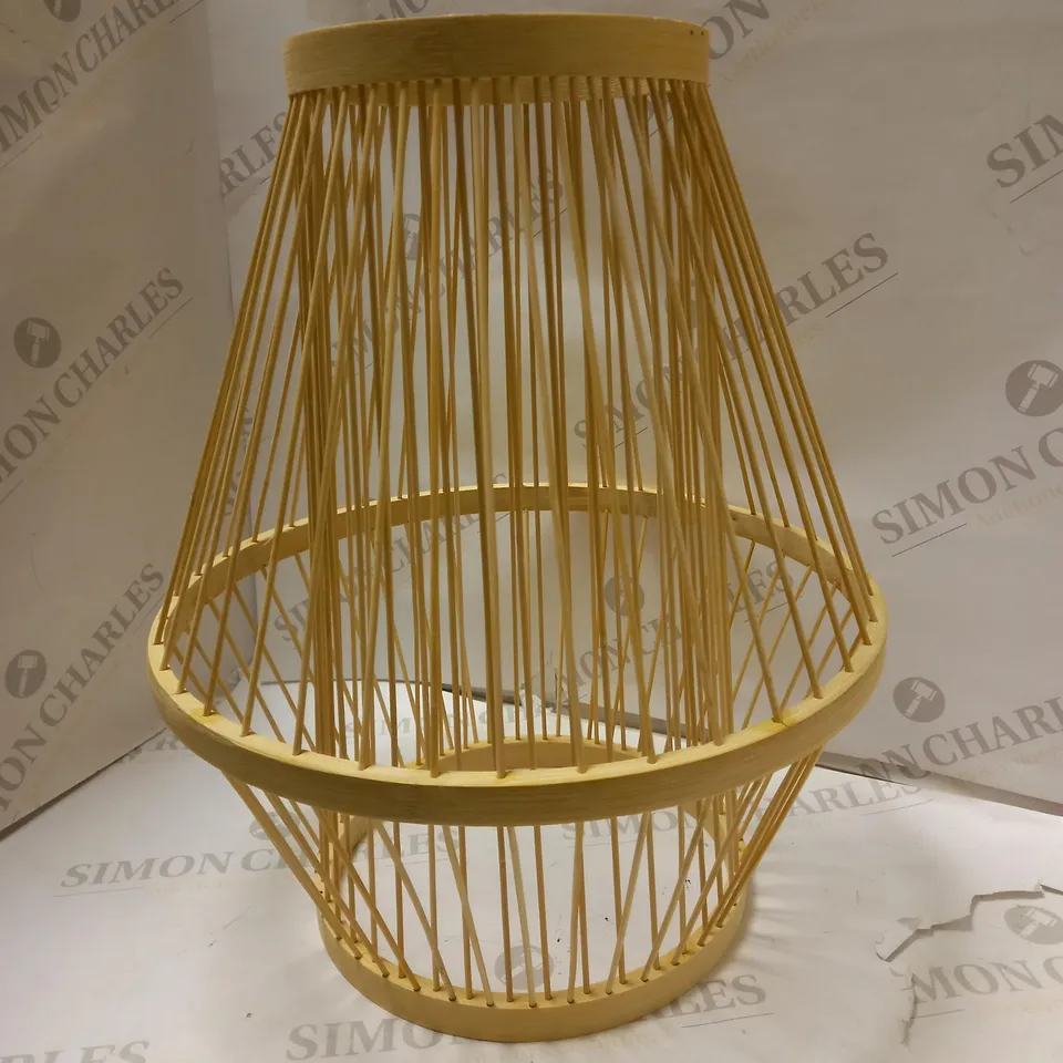 BAMBOO CEILING LIGHT SHADE 