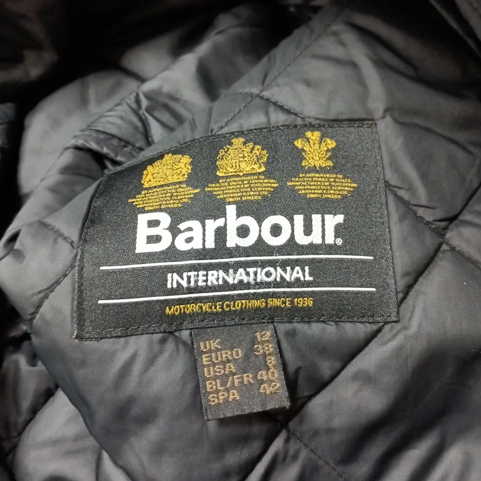 BARBOUR INTERNATIONAL QUILTED JACKET – UK 12 (EU 44)