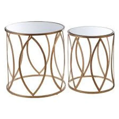 BOXED HANNAH SIDETABLE (SET OF 2) - 1 BOX