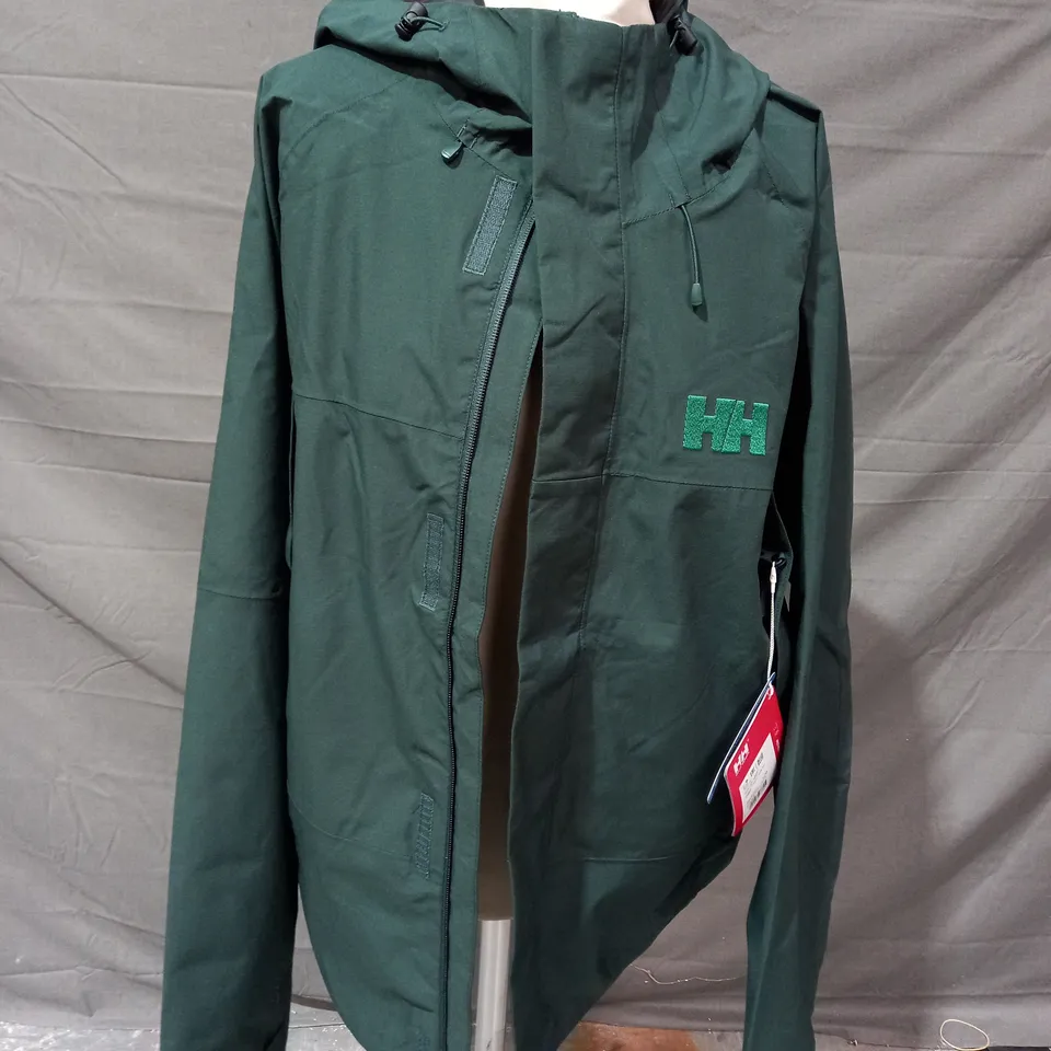 HELLY HANSEN REGULAR PADDED JACKET DARK GREEN - LARGE