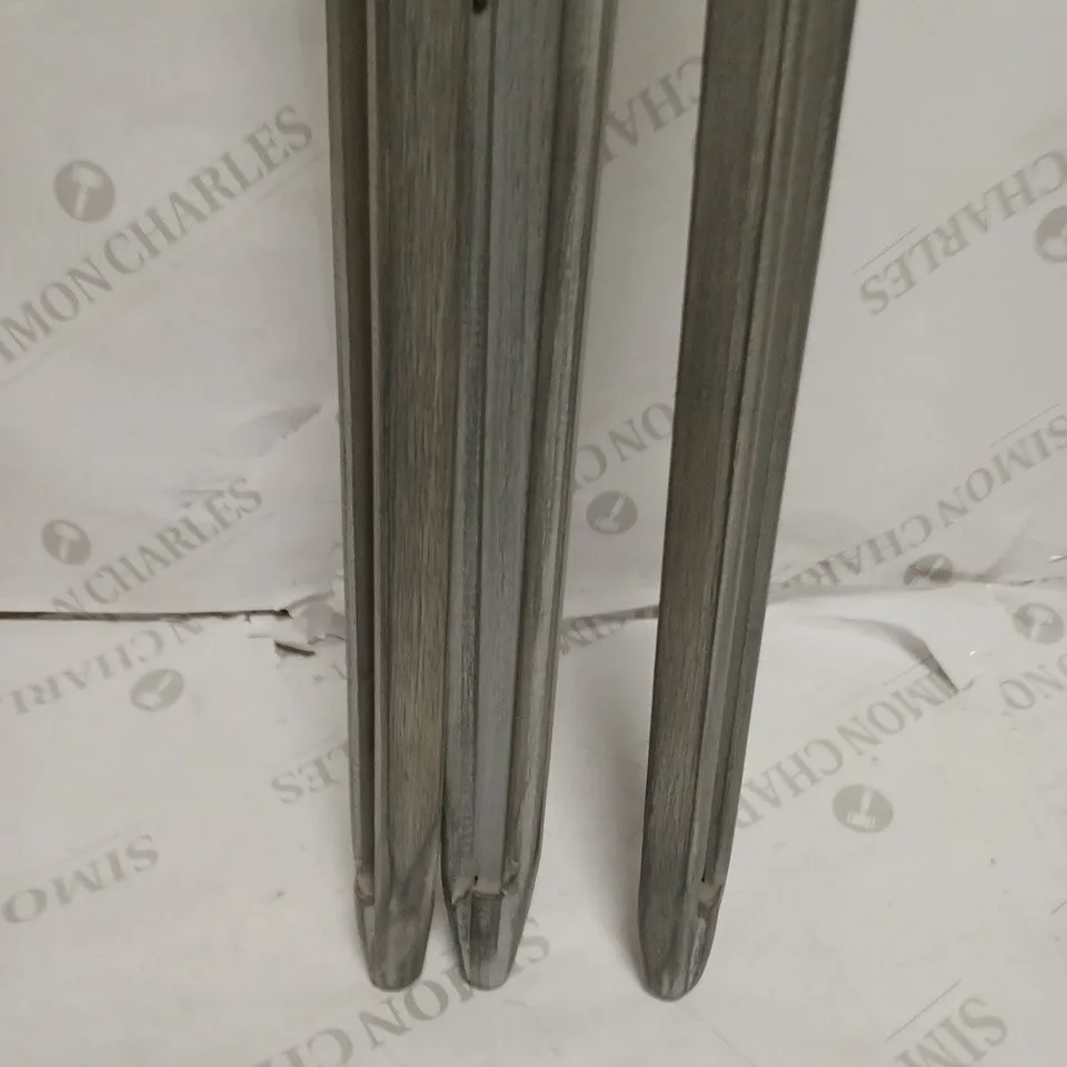 JOHN LEWIS JULES FLOOR LAMP - STEEL SHADE PINE WOOD - PART 1 OF 2