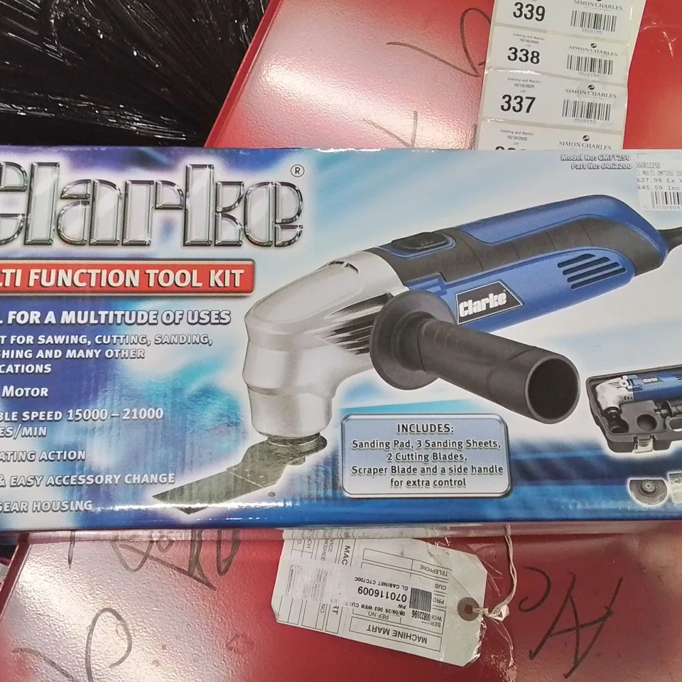 BOXED CLARKE MULTIFUNCTIONAL TOOL KIT 