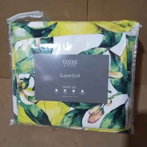 COZEE HOME SUPERSOFT DOUBLE DUVET SET
