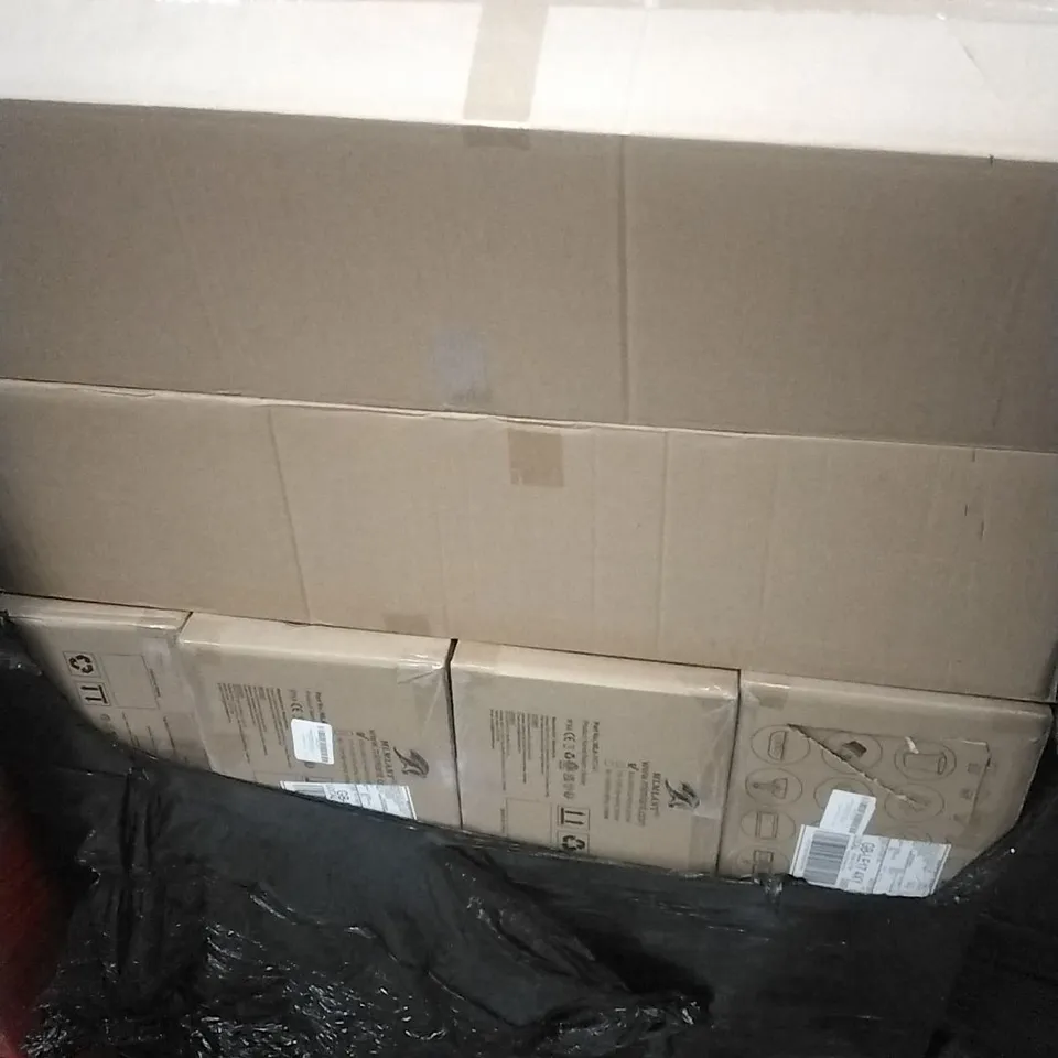 PALLET OF ASSORTED HOUSEHOLD GOODS AND PRODUCTS TO INCLUDE; DRYING RACKS AND STEAM CLEANERS ETC