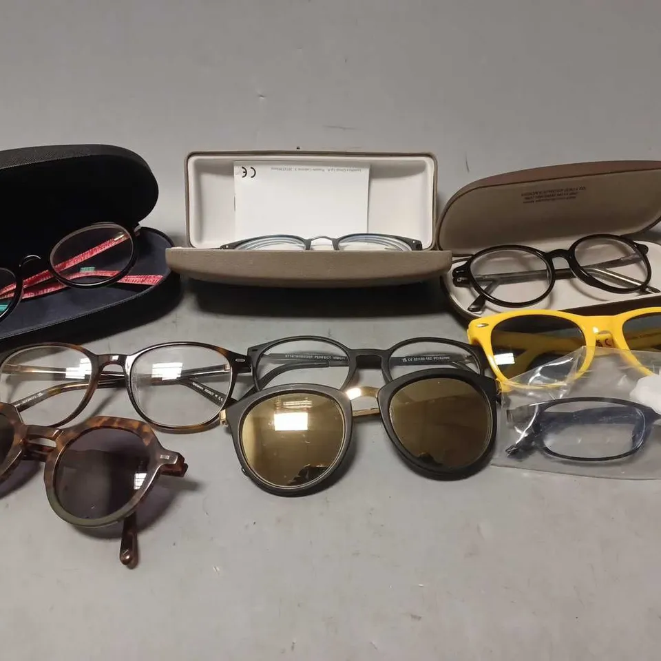 APPROXIMATELY 10 ASSORTED GLASSES/SUNGLASSES IN VARIOUS DESIGNS 