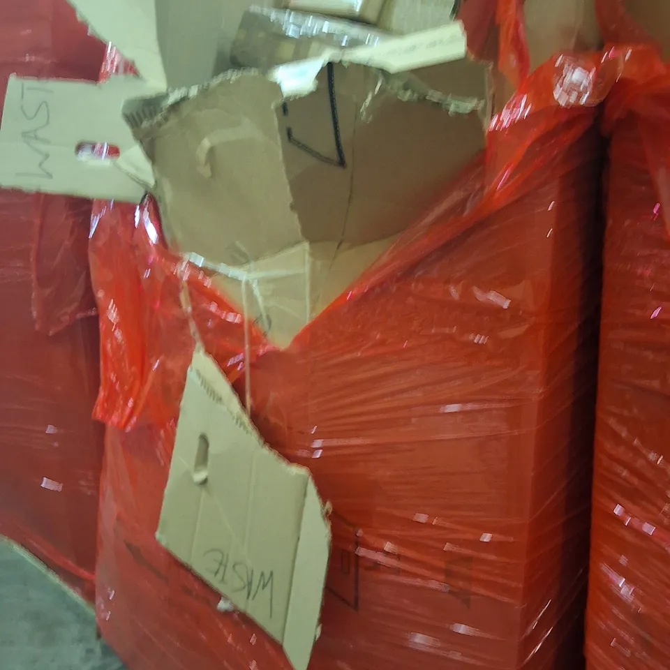 PALLET OF ASSORTED HOUSEHOLD GOODS AND PRODUCTS TO INCLUDE;SUITCASES,DRY WALL SANDER,STORAGE DRAWERS