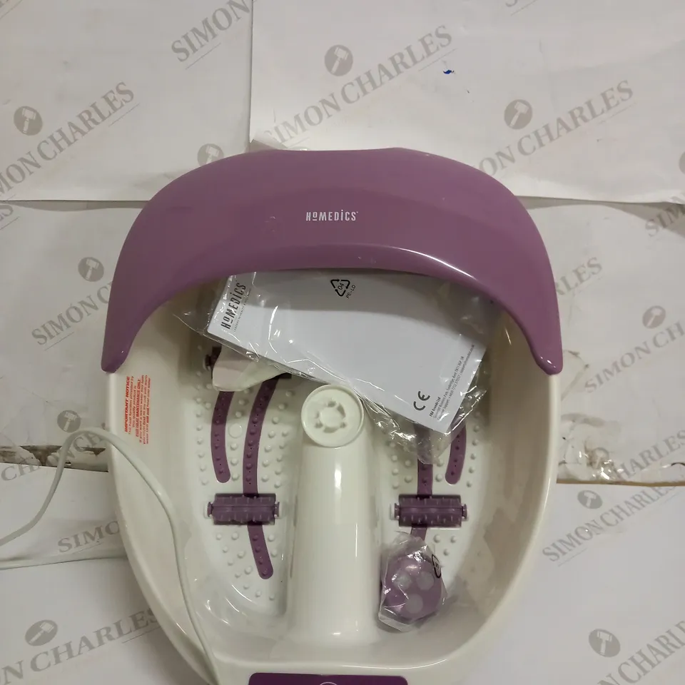 BOXED HOMEDICS LUXURY NAIL CARE FOOT SPA