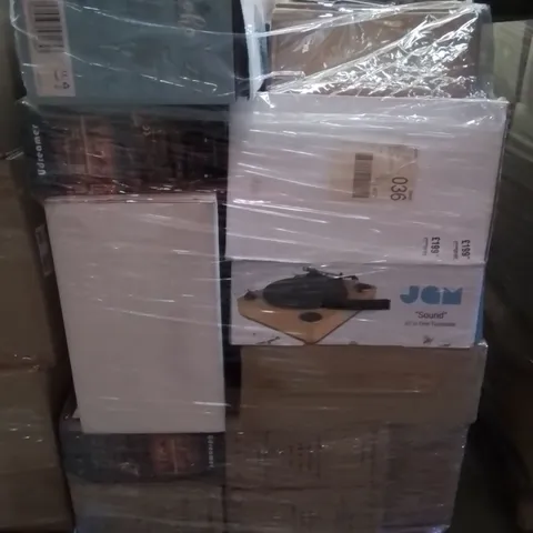 PALLET CONTAINING A LARGE QUANTITY OF TURNTABLES