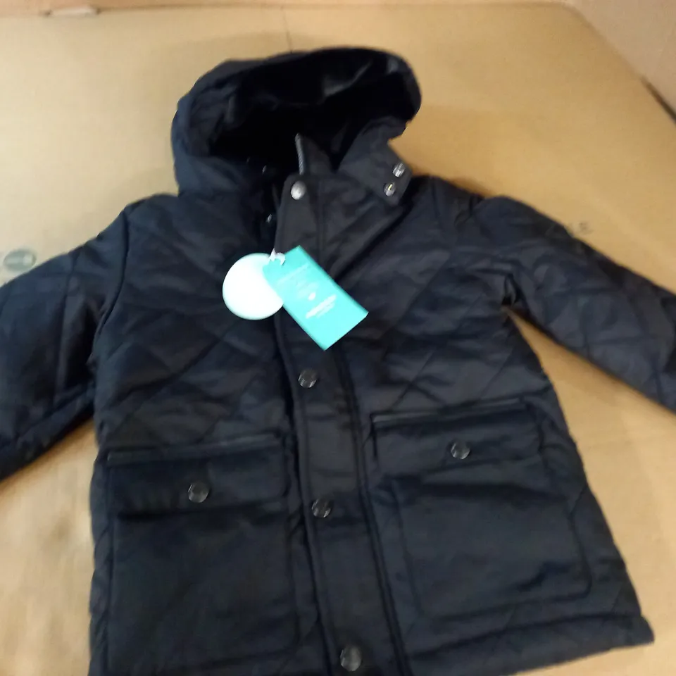 MONSOON CHILDREN BLACK COAT - 5-6 YEARS