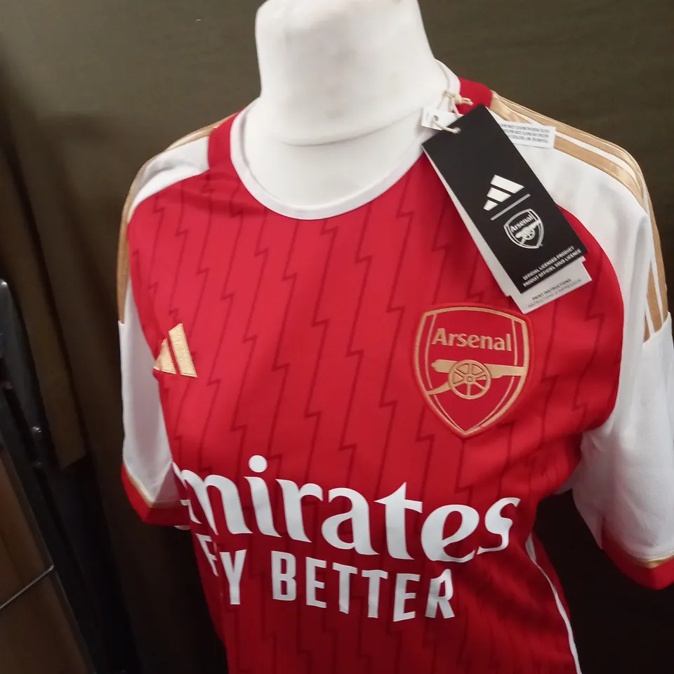 ARSENAL FC HOME SHIRT WITH G .JESUS 9 SIZE M