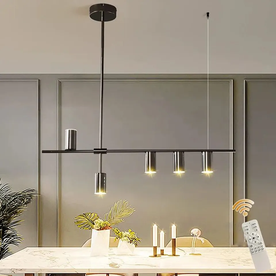 BOXED 5-LIGHT KITCHEN ISLAND LINEAR LED PENDANT (1 BOX)