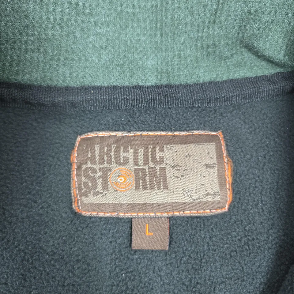 ARCTIC STORM OLIVE GREEN FLEECE VEST – STYLE STK4224, XLARGE