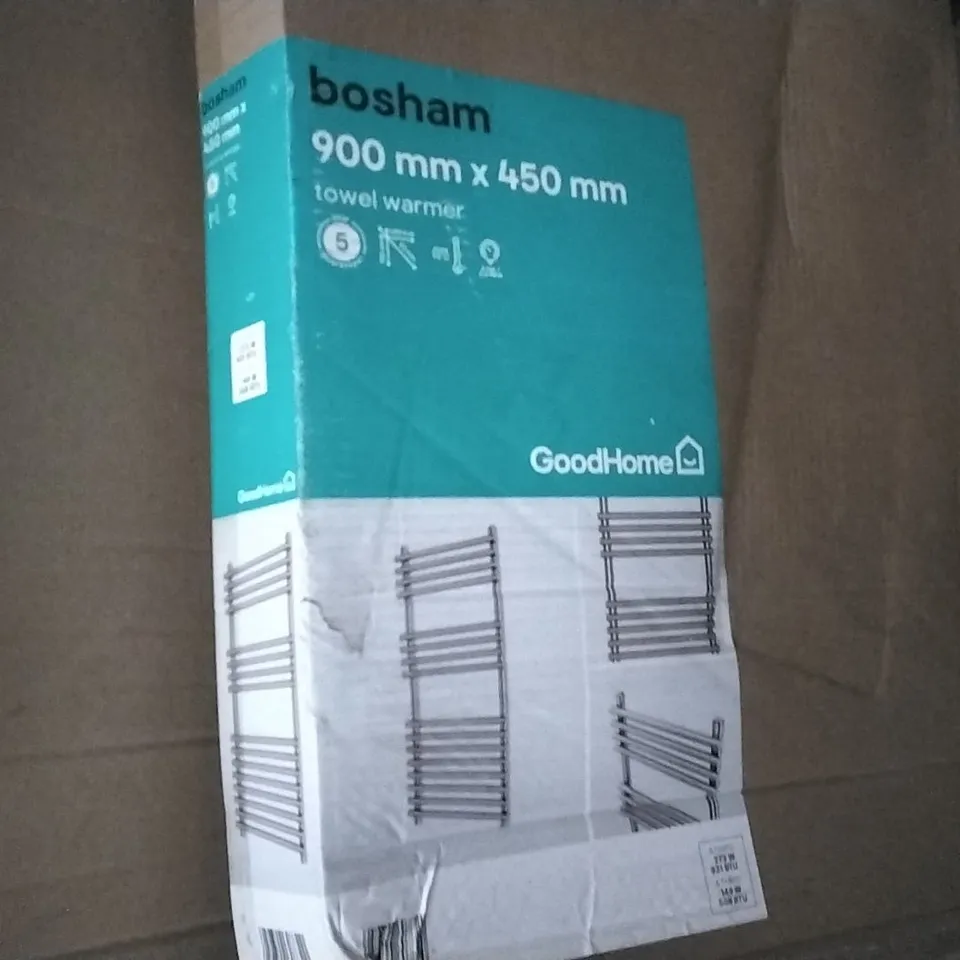 BOXED BOSHAM 90 X 45CM TOWEL WARMER