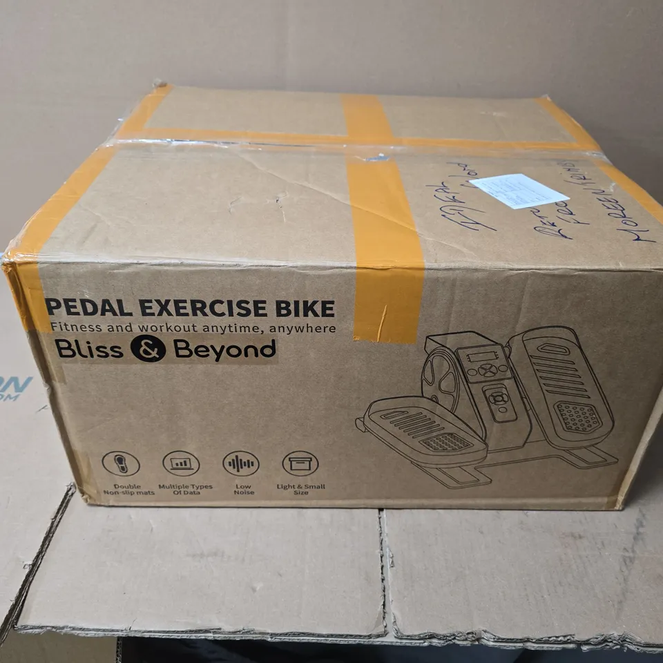 BLISS & BEYOND PEDAL EXERCISE BIKE – PORTABLE MINI PEDAL EXERCISER