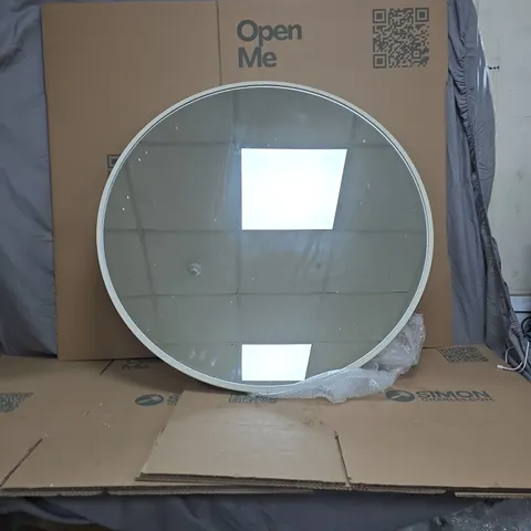 BOXED MICHELLE KEEGAN HOME CONCRETE MIRROR 80CM (1 BOX)