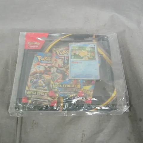 POKEMON MEGA EVOLUTION TRADING CARD GAME BOOSTER SET — PSYDUCK CARD, THREE BOOSTER PACKS, SEALED