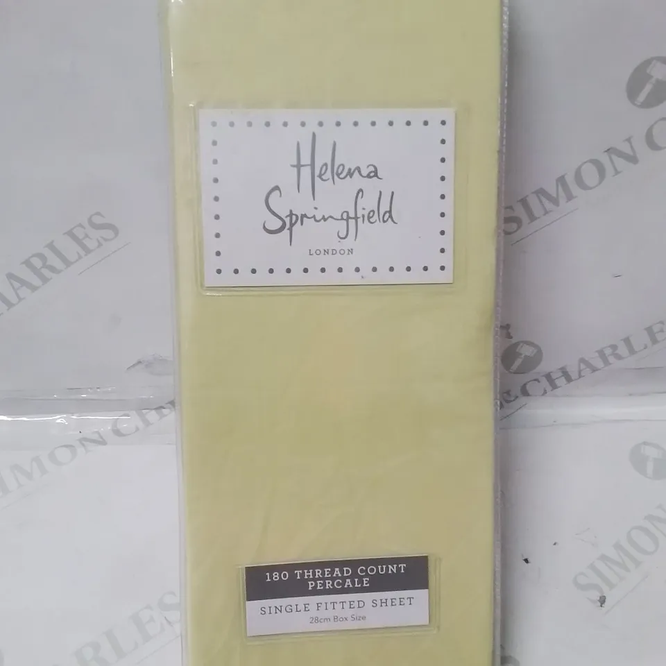 BAGGED HELENA SPRINGFIELD SINGLE FITTED SHEET