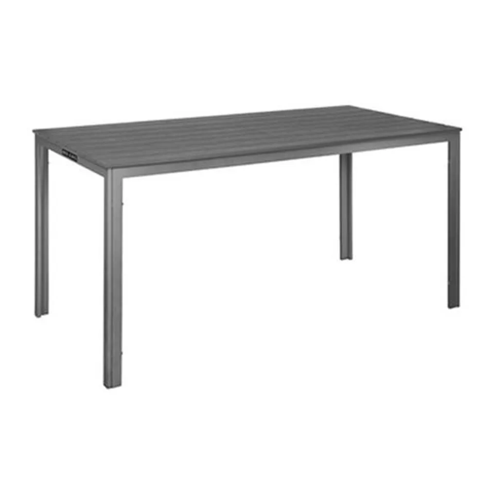 BOXED BOLERO VALLETTA GREY SLATTED OUTDOOR TABLE 1560MM