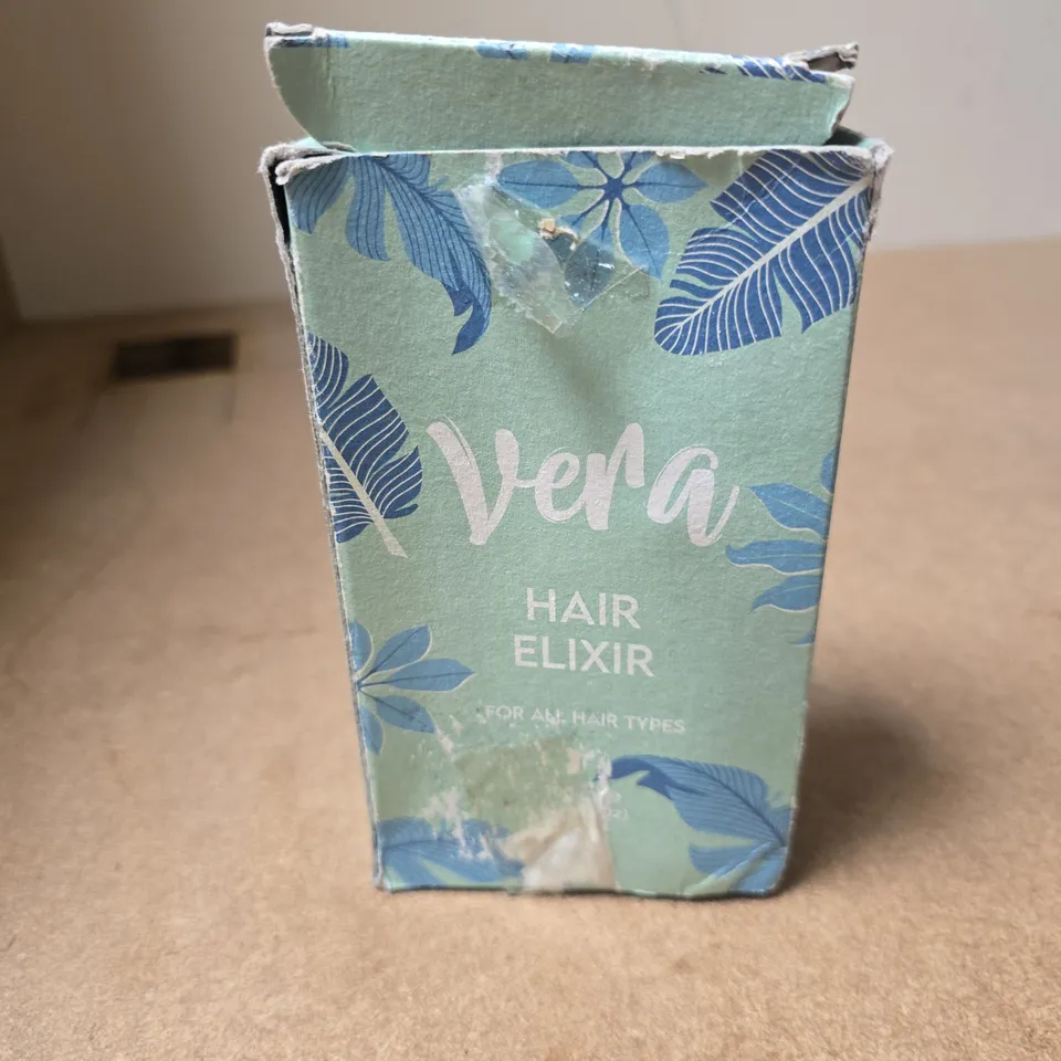 APPROXIMATELY 8 ASSORTED COSMETIC ITEMS INCLUDING VERA HAIR ELIXIR AND MICROFIBRE HAIR TOWEL