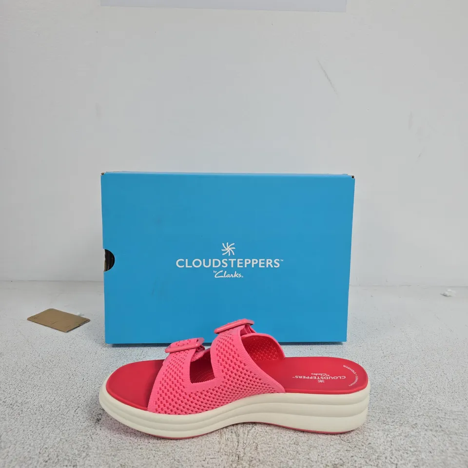 CLOUDSTEPPERS BY CLARKS DRIFT FAYE PINK SANDALS – UK 7 (EU 41) WOMEN'S