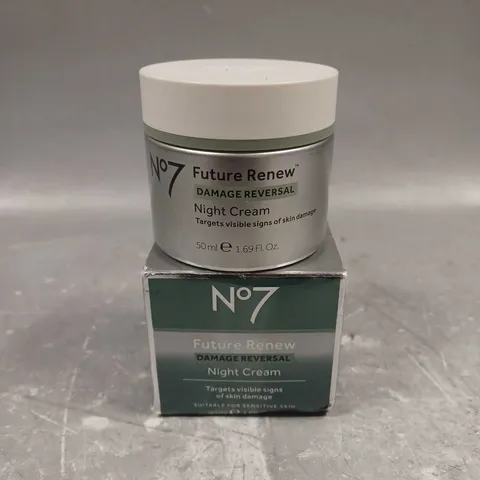 BOXED N07 FUTURE RENEW DAMAGE REVERSAL NIGHT CREAM 50ML