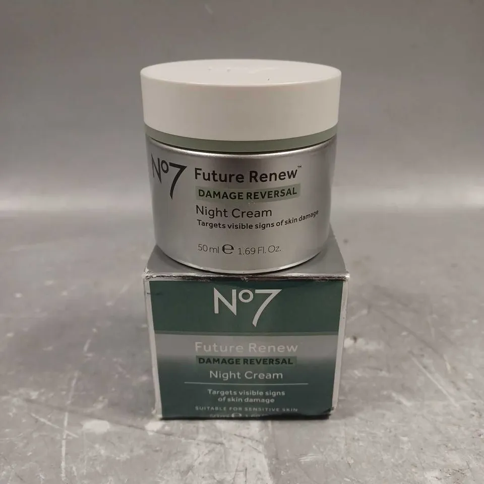 BOXED N07 FUTURE RENEW DAMAGE REVERSAL NIGHT CREAM 50ML