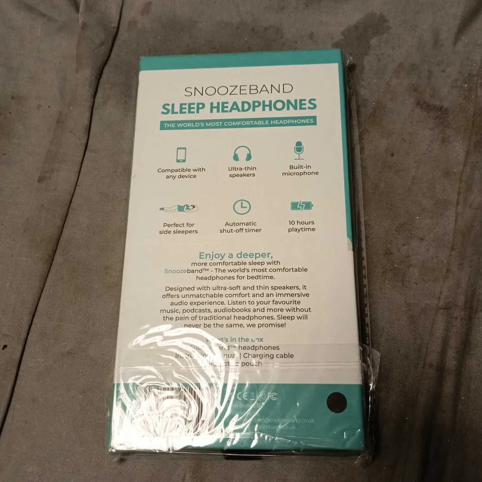 SNOOZEBAND SLEEP HEADPHONES – BOXED