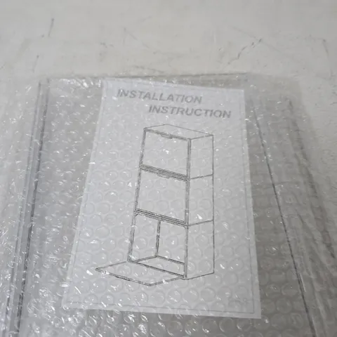 TRANSPARENT TALL STORAGE CABINET