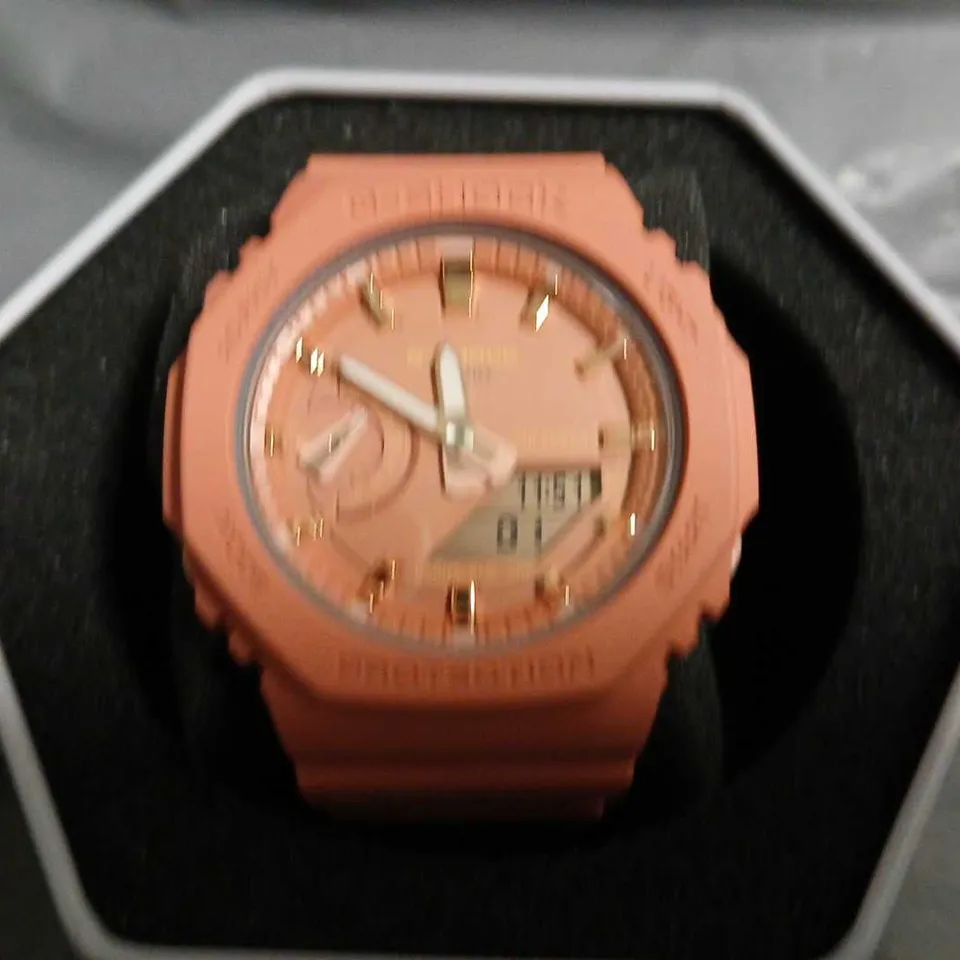 CASIO G-SHOCK LIGHT PINK WATCH