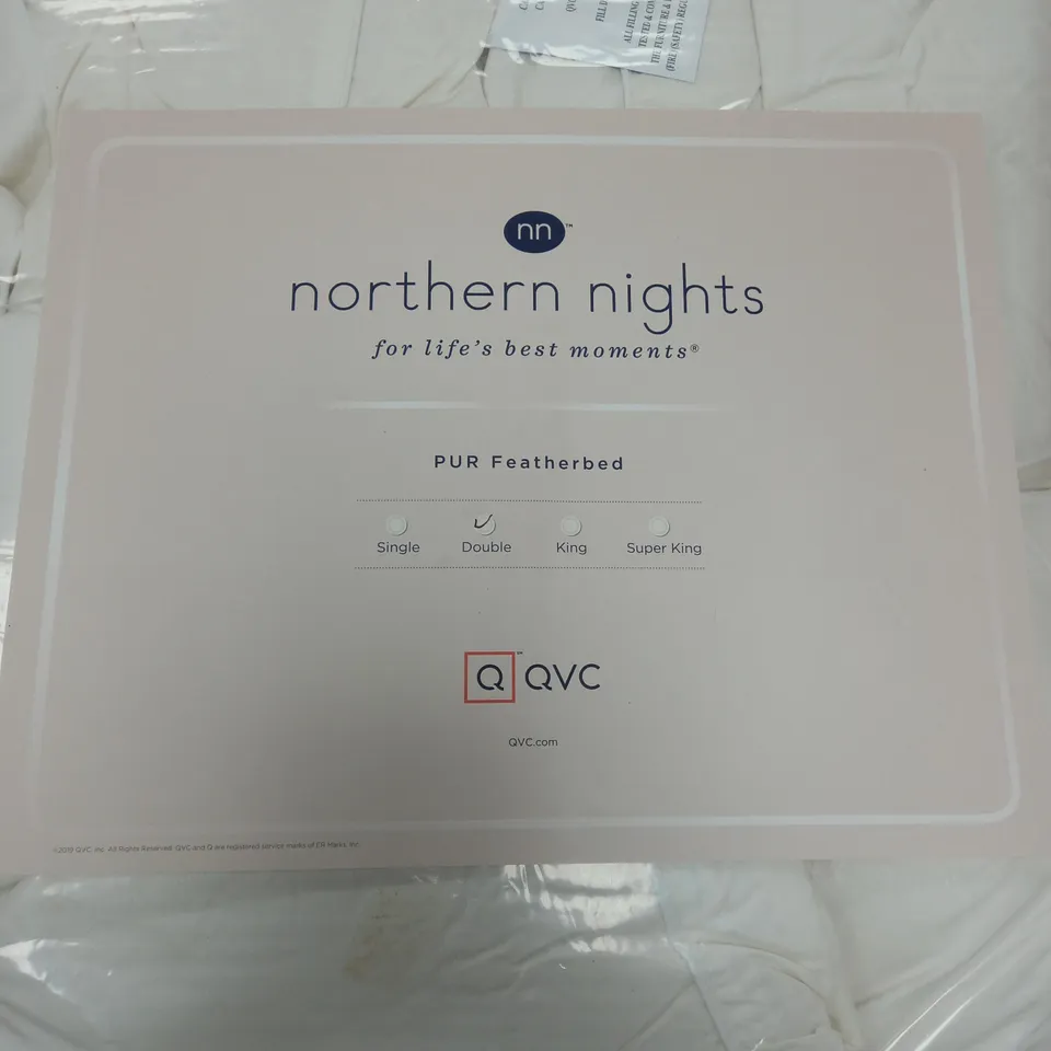 PUR FEATHER BY NORTHERN NIGHTS EXTRA DEEP FEATHERBED - DOUBLE 