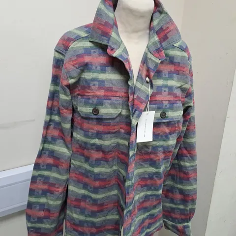 BEAUFORT AND BLAKE MULTI COLOURED SHIRT SIZE M