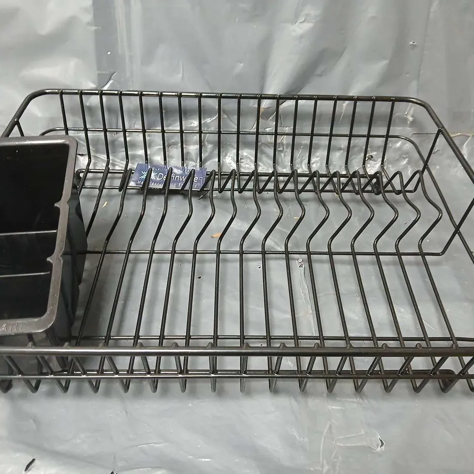 DELFINWARE DISH DRYING RACK IN BLACK