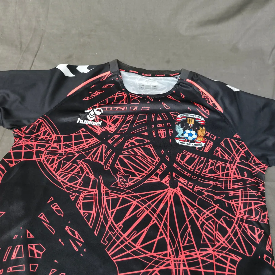 COVENTRY CITY FC FOOTBALL SHIRT – HUMMEL - SIZE 10 YRS