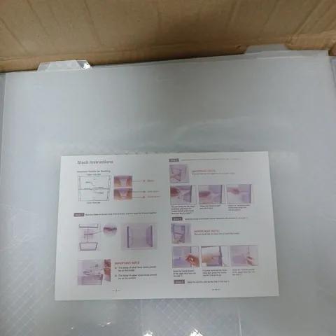 STACKABLE SHOE STORAGE BOX – CLEAR PLASTIC (WITH INSTRUCTION SHEETS)