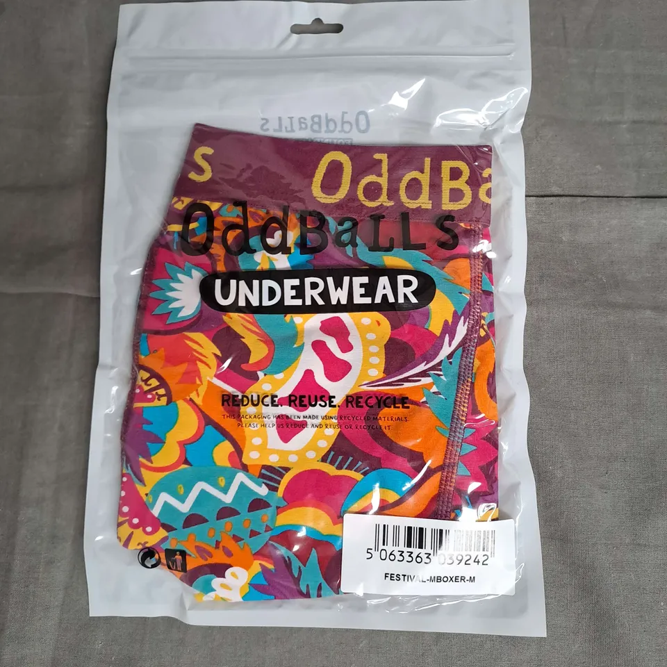 ODDBALLS FESTIVAL MENS BOXER SIZE M
