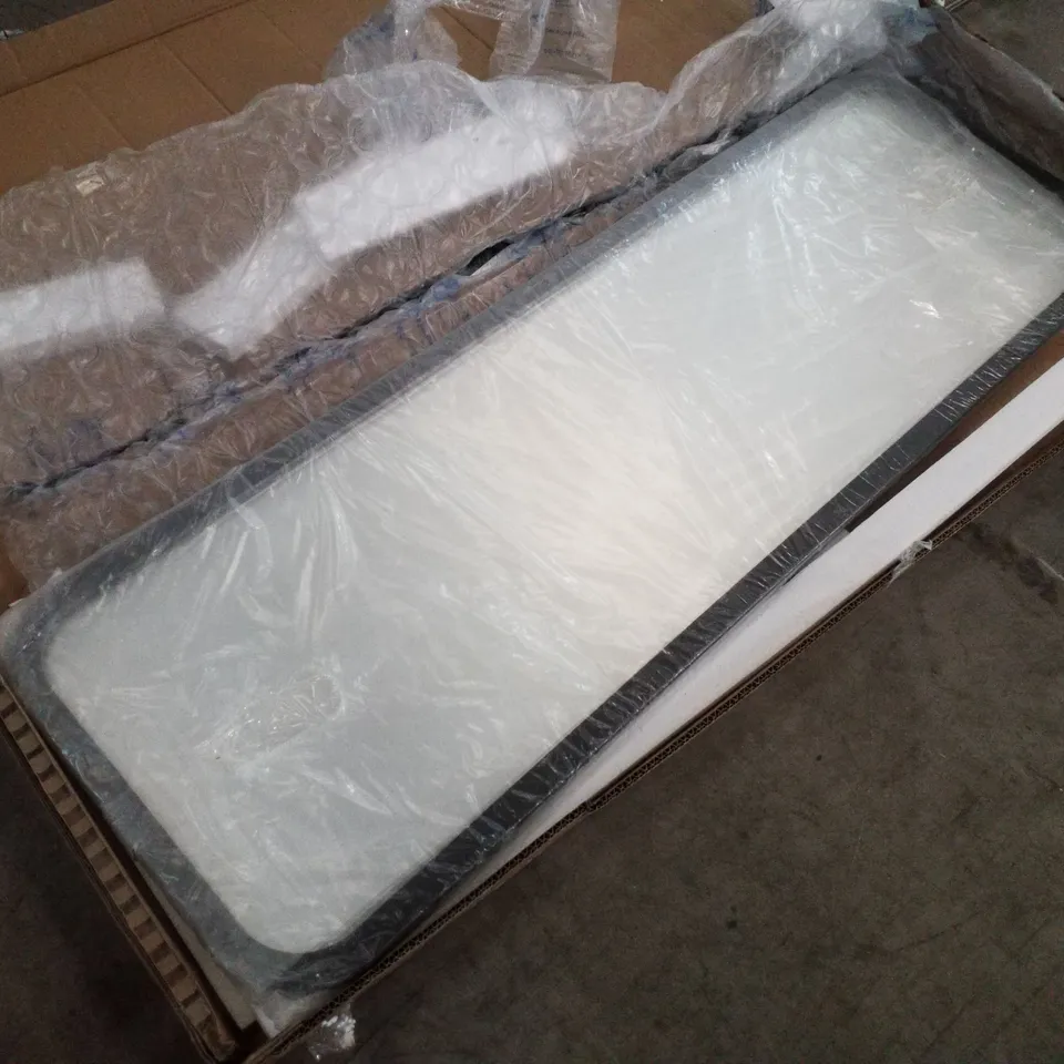 BOXED BEAYAN WOOD FLAT WALL MIRROR