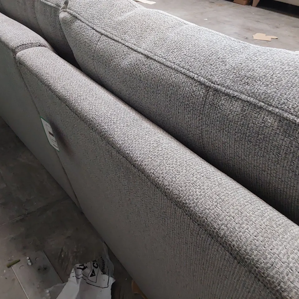 QUALITY BRITISH DESIGNER LOUNGE Co. CHAISE SOFA GREY FABRIC 