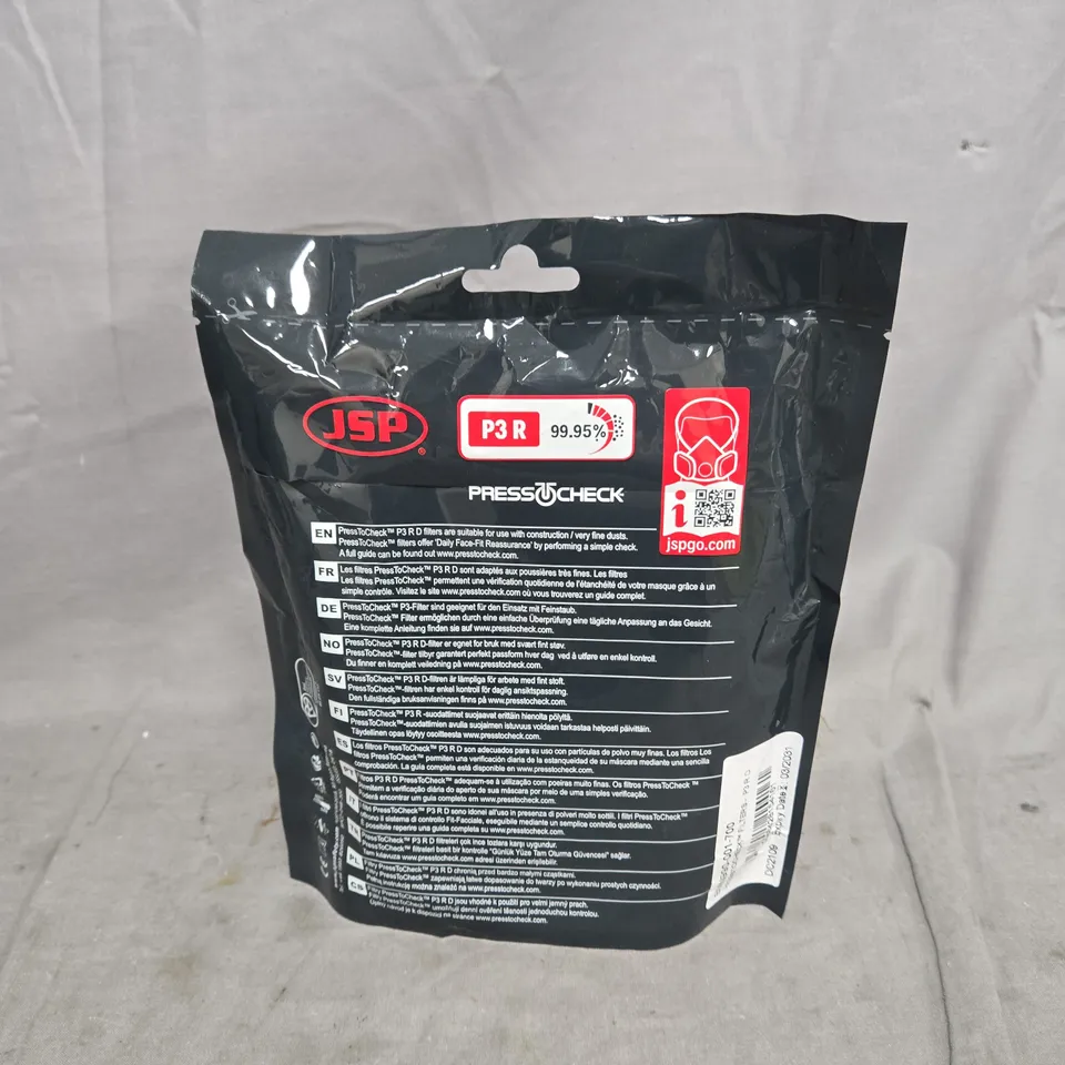 JSP P3R RESPIRATOR FILTER – PRESSTOCHECK, EN 143