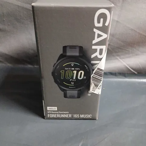 GARMIN FORERUNNER 165 MUSIC GPS RUNNING SMARTWATCH – BOXED
