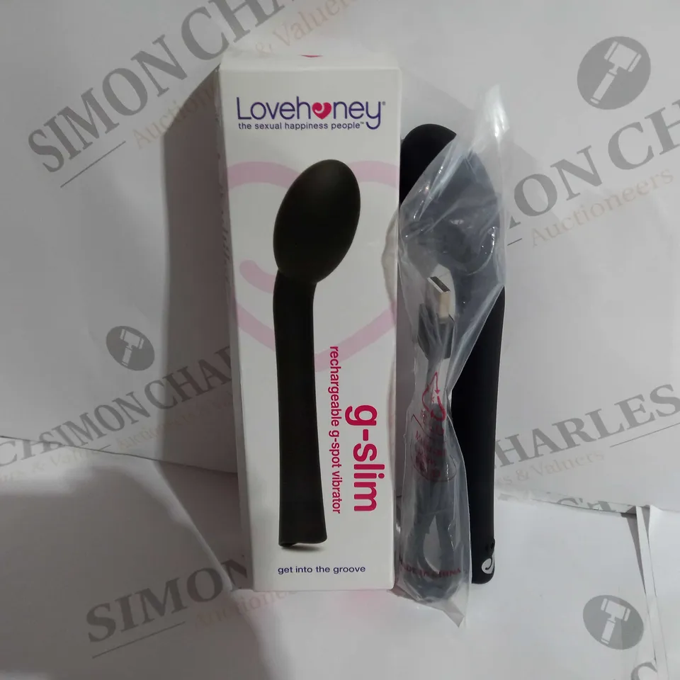 BOXED LOVEHONEY G-SLIM RECHARGEABLE G-SPOT VIBRATOR