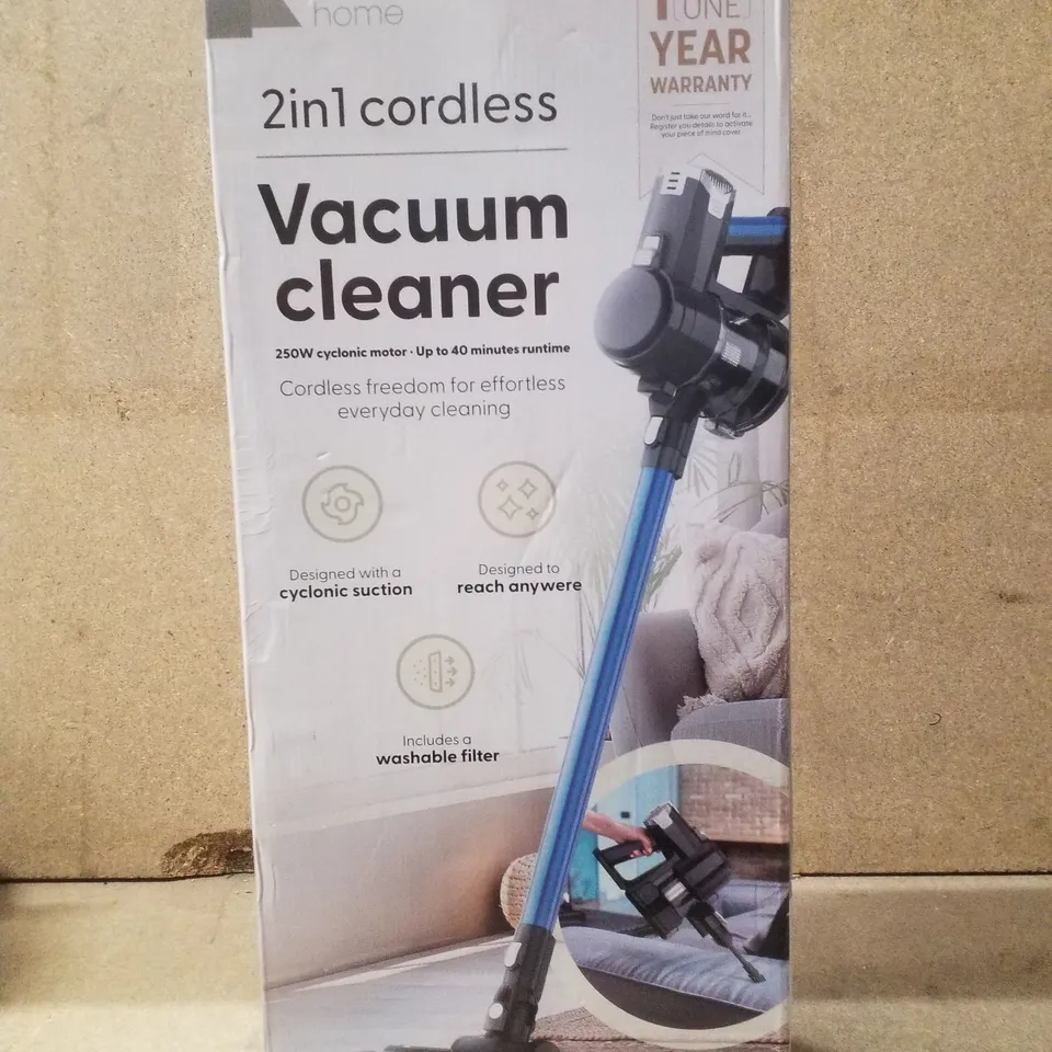 BOXED KEPLIN 2-IN-1 CORDLESS VACUUM CLEANER