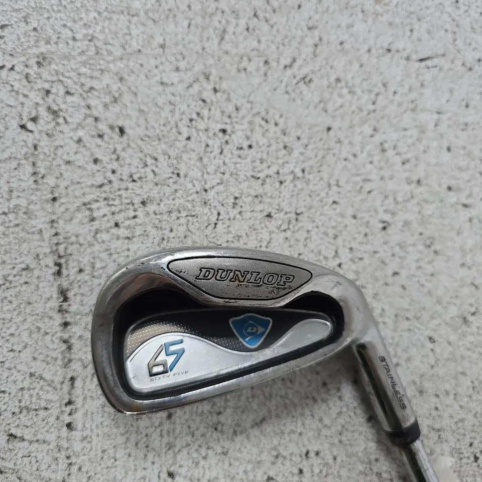 DUNLOP STAINLESS STEEL GOLF IRON (LIKELY 6 IRON) – USED