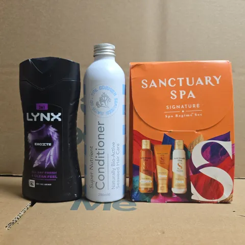 APPROXIMATELY 15 ASSORTED COSMETIC ITEMS TO INCLUDE SANCTUARY SPA, LYNX, ETC - COLLECTION ONLY