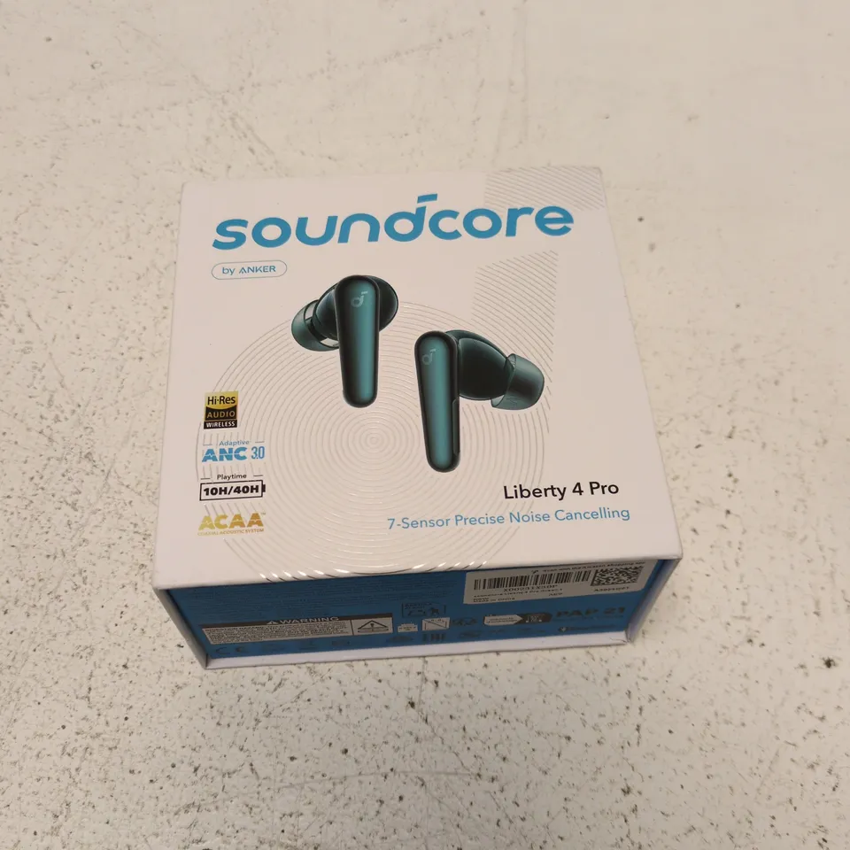 SOUNDCORE LIBERTY 4 PRO WIRELESS EARBUDS – BOXED (ANKER)