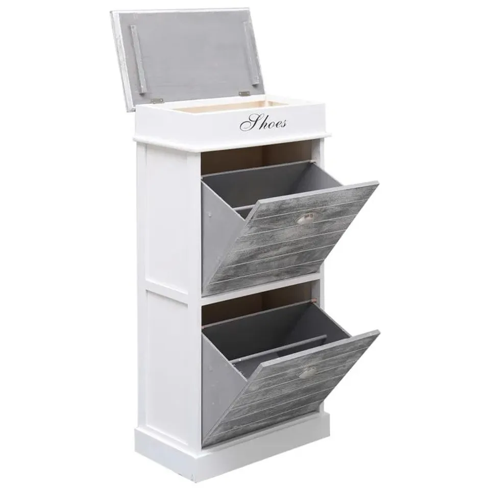 BOXED SHOE STORAGE CABINET (1 BOX)
