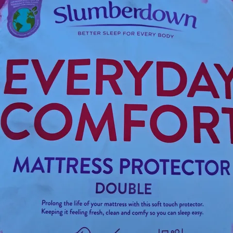 FIVE BRAND NEW BAGGED SLUMBERDOWN EVERYDAY COMFORT MATTRESS PROTECTOR DOUBLE