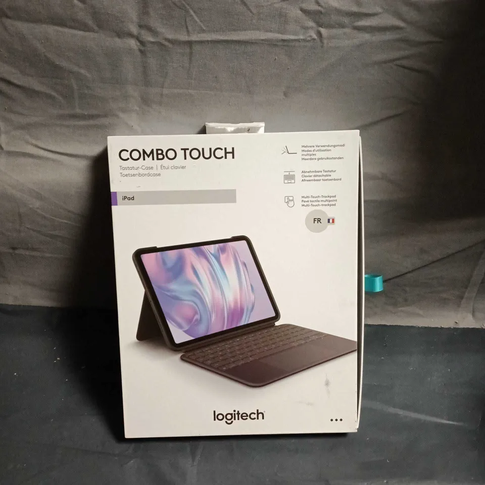 LOGITECH COMBO TOUCH KEYBOARD CASE FOR IPAD –  (BOXED) - FRENCH KEYBOARD