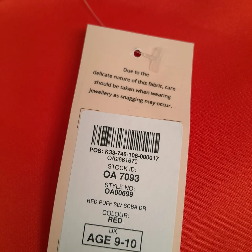 LIPSY GIRL DRESS SIZE 9-10 YEARS 